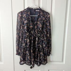 Floral Long Sleeve Dress